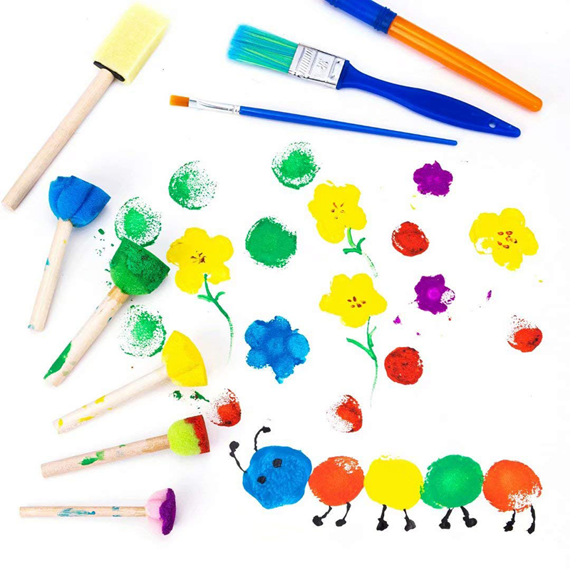 Paket Spons & Kuas Lukis Massa - Art And Craft Studio ulasan dan harga