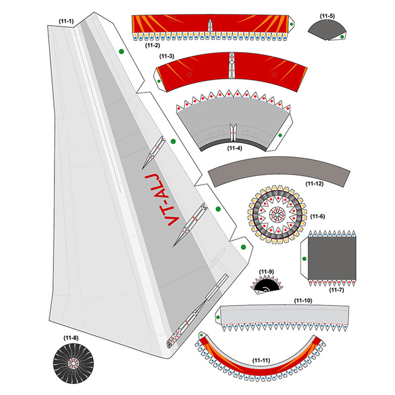 Air India Boeing 777-300ER Pes - Art Craft India ulasan dan harga
