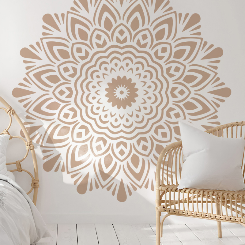 Stensil Lukisan Mandala Besar  - Art Craft Furniture ulasan dan harga